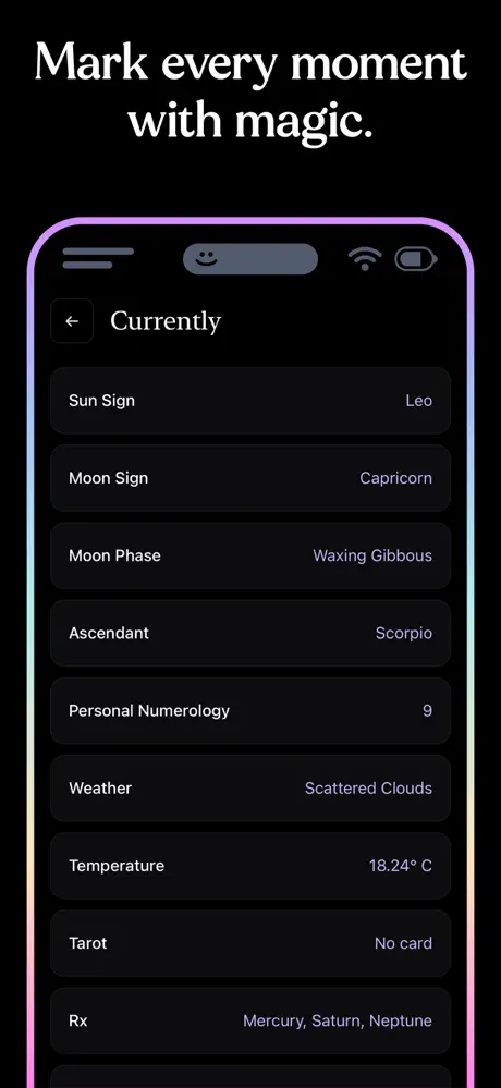 Sigil-like stamps marking a Grimoire entry